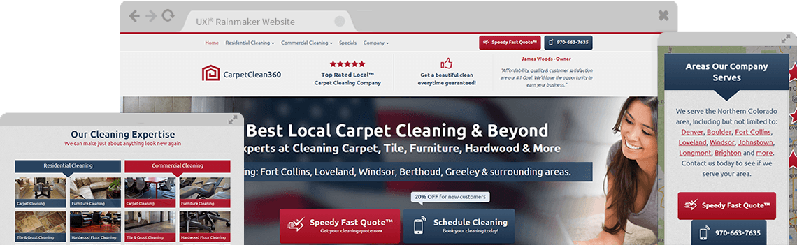 Carpet Cleaning Website Templates Mobile Responsive Designs Carpet Cleaning Marketing 360 174 Carpet Cleaning Website Template