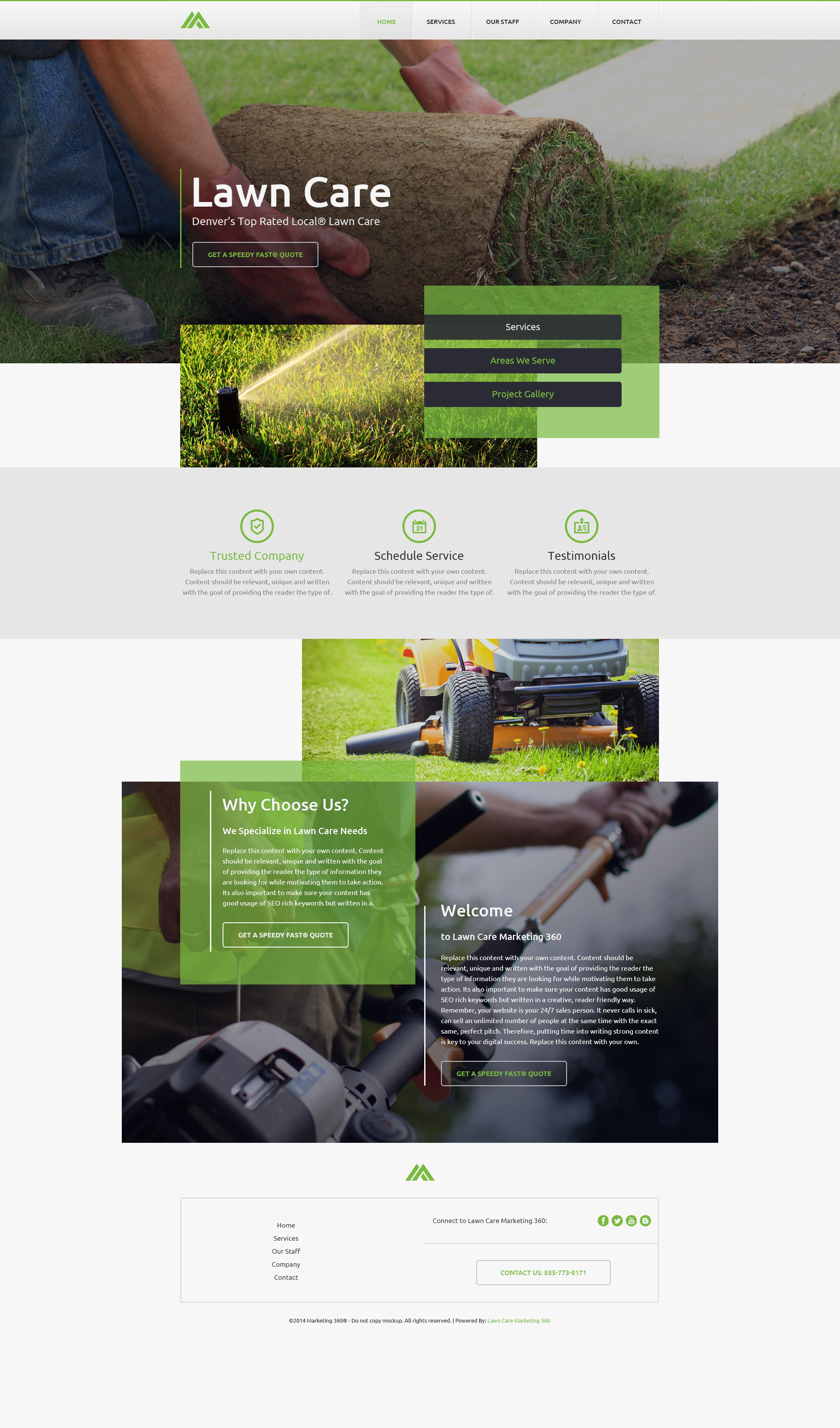 lawn service website template