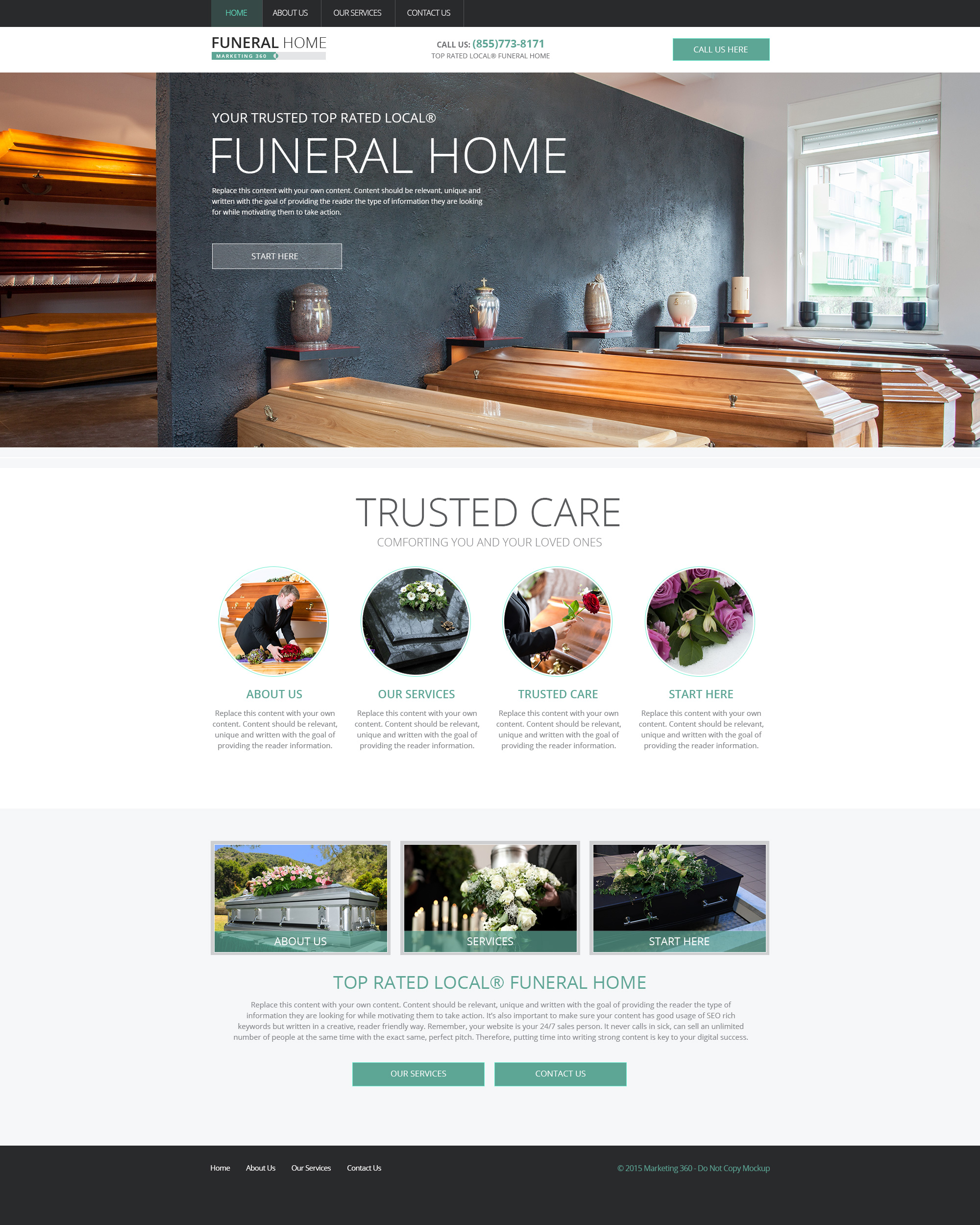 funeral home website templates mobile responsive designs