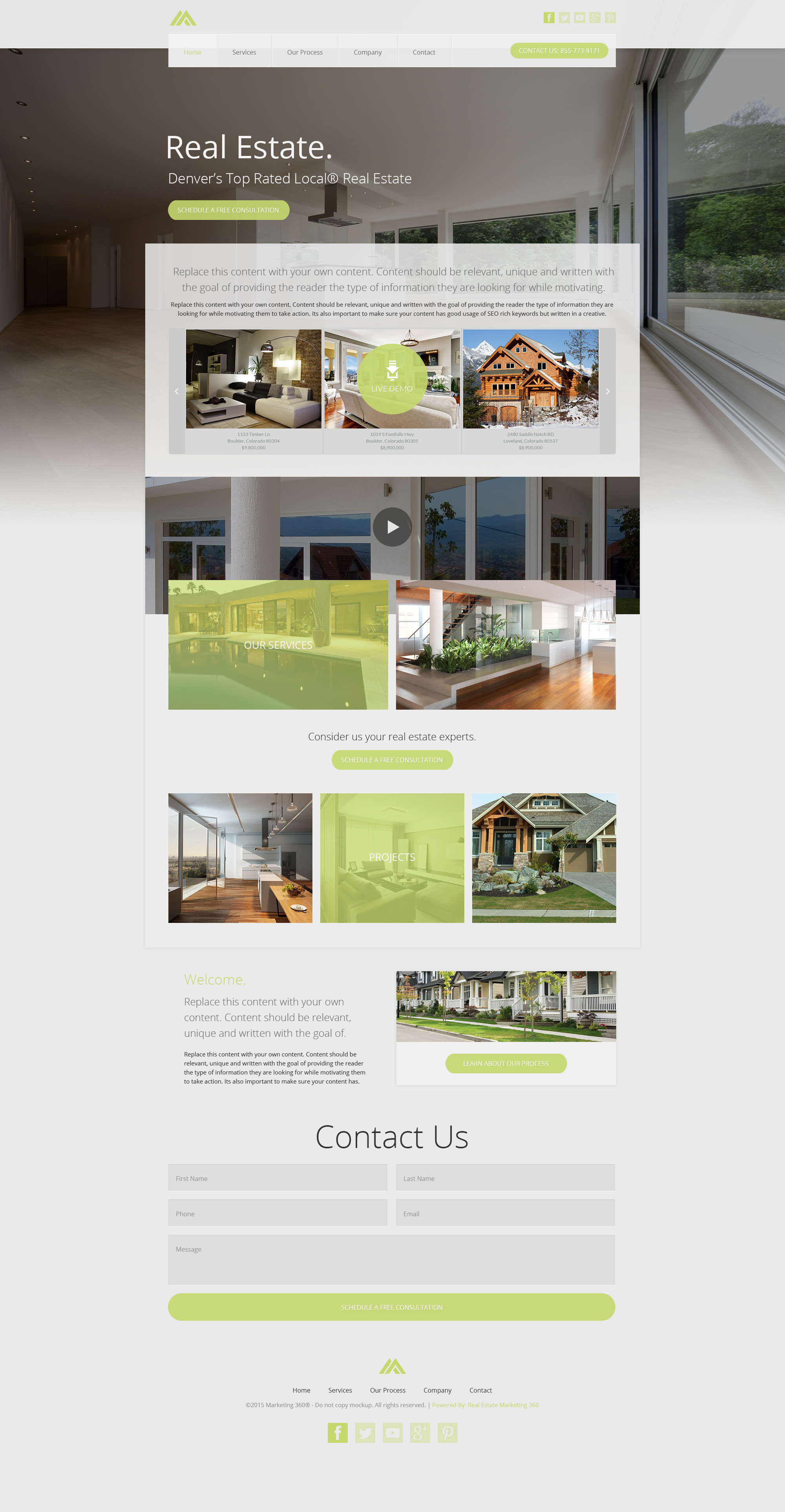 Real Estate Website Templates Mobile Responsive Web Designs For Real Estate Agents Real Estate Website Templates With Idx