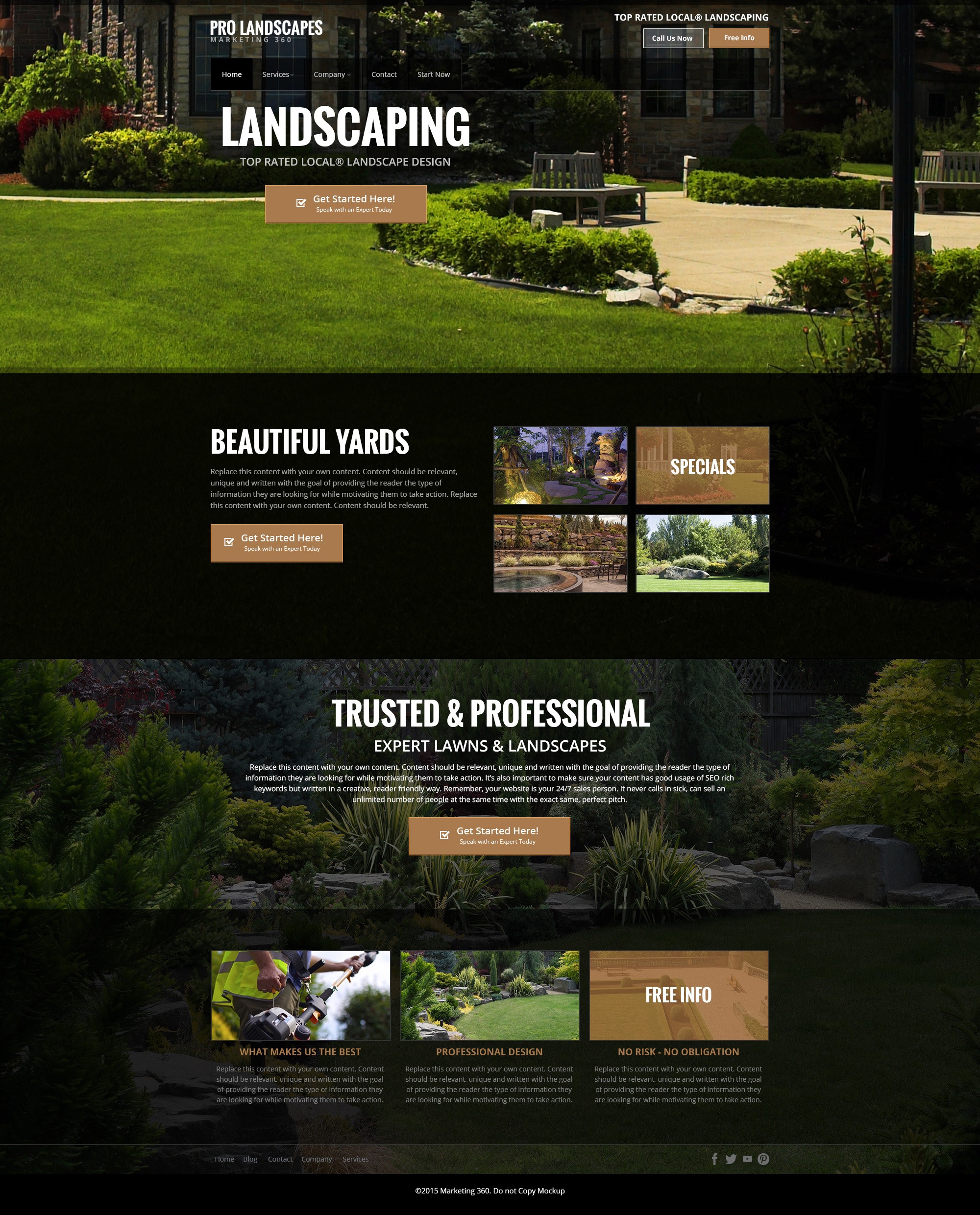 landscaping website templates